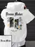Dream Maker dos homens Admirável escultura padrão velo Hoodies, bolso criativo - comprar online