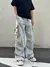 Calça de trabalho retrô americana paraquedista, masculina e feminina, verão a