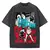Anime japonês dandadan okarun camiseta masculina dos desenhos animados de alta na internet