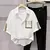 Imagem do Contraste cor solta manga curta camisas masculinas estética coreana roupas popu