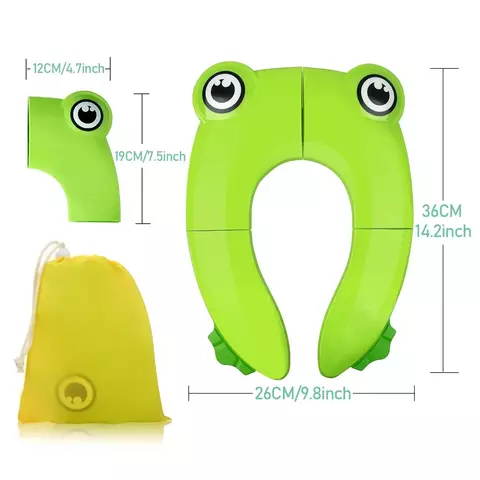 Redutor de Assento Sapo Portátil e Antiderrapante | Desfralde Divertido