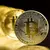 CriptoMoeda Bitcoin de Metal Dourado | Coleção de Arte Numismática para Fãs de Finanças - comprar online