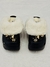 CROCS NEGROS FORROS CON APLIQUES DORADOS
