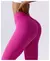 Cintura alta yoga leggings de fitness das mulheres levantamento hip leggings pus