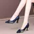 Cresfimix Sexy - salto redondo para mulheres elegantes