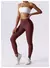 Cintura alta yoga leggings de fitness das mulheres levantamento hip leggings pus na internet