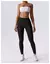 Cintura alta yoga leggings de fitness das mulheres levantamento hip leggings pus na internet