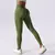Cintura alta yoga leggings de fitness das mulheres levantamento hip leggings pus