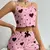 Conjunto de pijamas femininos - 2 peças regata curta e shorts - loja online