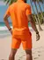 Um conjunto de duas peças de shorts de verão masculino de alta qualidade e top na internet