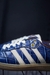 Tênis Wales Bonner x Adidas Originals Samba – Azul Marinho com Branco e Detalhes Bordô - loja online