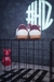 Tênis Wales Bonner x Adidas Originals Samba – Off-White com Vinho e Solado Gum - loja online