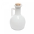 Garrafa para Azeite de Vidro Pintado Branco com Tampa de Cortiça 180ml - Wolff - comprar online