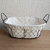 Cesta Decorativa 28x20cm em Tecido Livon - comprar online