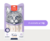 Petisco para gatos Wanpy Creamy Sabor Atum e Caranguejo 70g