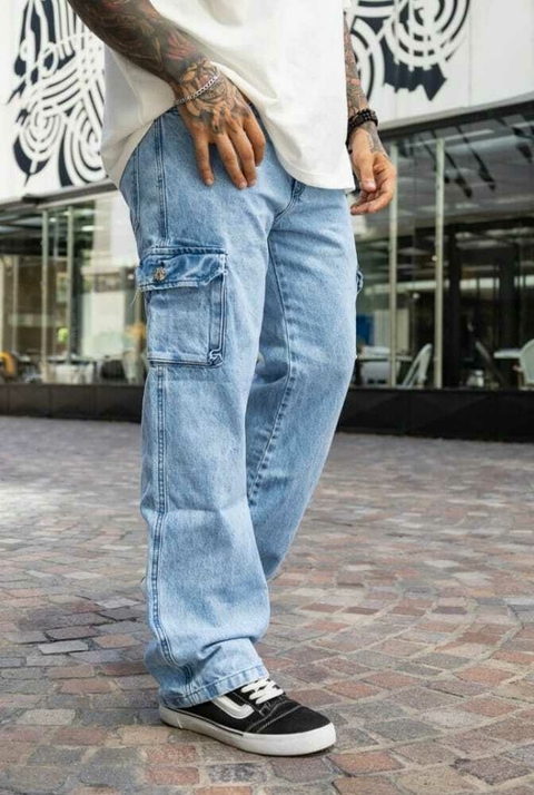 pantalon mom cargo
