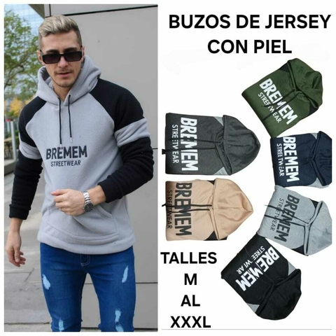 buzo j con piel