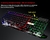 Teclado mecânico para jogos com design USB com fio retroiluminado na internet