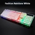 Teclado mecânico para jogos com design USB com fio retroiluminado - Micalo