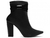 Bota Bico Fino Feminina Preta Ultra Revestida Conforto Baladeira