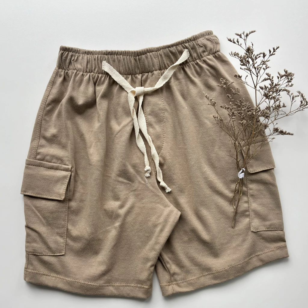 Bermuda cargo algodón (Beige)
