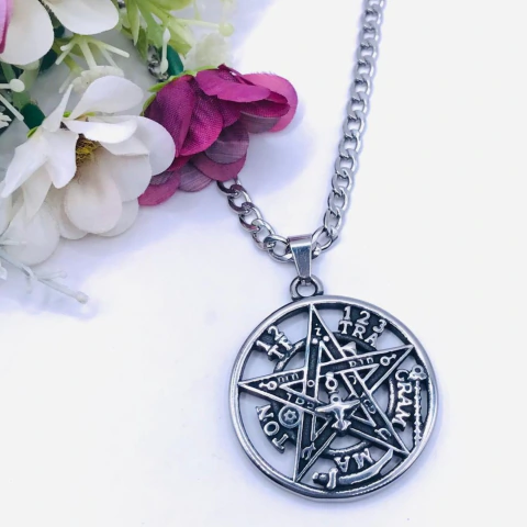 Collar Cadena + Dije Tetragrámaton