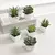 6 vasos de decoração para casa, mini plantas em vasos suculentas artificiais na internet