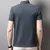 Camisa masculino casual manga curta osso flor cor sólida camisa polo - loja online