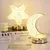 Abajur de Mesa Cristal Acrílico Lua Estrela Luminária Quarto Luz Aconchegante - ManoPollys Brasil | Ofertas imperdíveis.