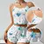 Image of Conjunto de pijamas femininos pijamas 2 peças regata curta e shorts s m l branc