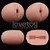 Masturbador Duplo Vagina E Ânus Slider Vibe Toys