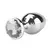 Plug Anal De Metal Com Pedra Colors Grande - loja online