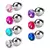 Plug Anal De Metal Com Pedra Colors Grande - comprar online