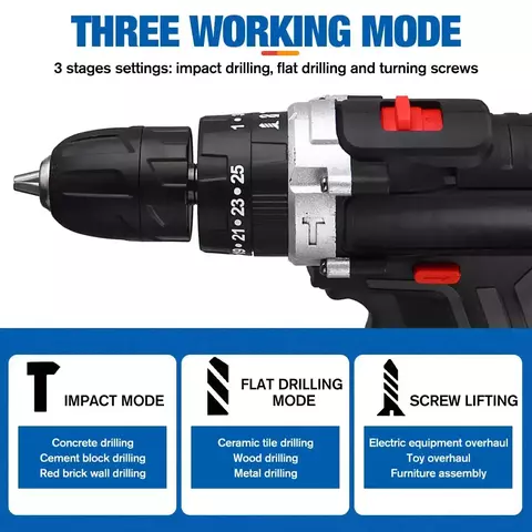 Impact Force X – Furadeira Parafusadeira