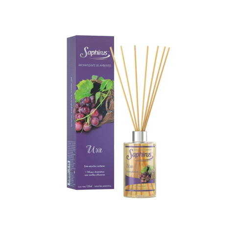 DIFUSOR AROMATICO SAPHIRUS UVA | CX12 //