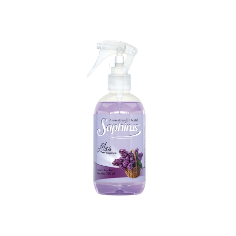 PERFUME TEXTIL 250 ML SAPHIRUS LILAS //