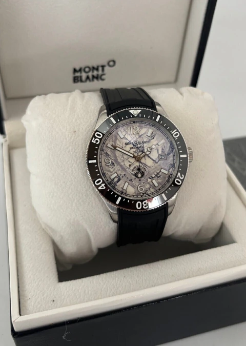 Montblanc 1858 Iced Sea Automatic Date