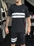 Conjunto Oversized Lacoste Black Listra - comprar online
