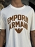Camiseta Premium Armani Creme e Marrom - loja online