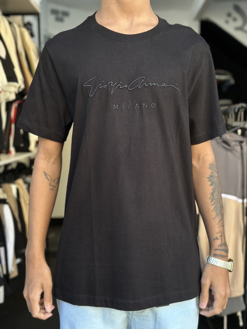 Camiseta Premium Giorgio Armani Milano Black - comprar online