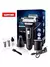 Máquina De Cortar Cabelo Barba Nariz Aparador De Pelos Elétrico 3 Em 1 - comprar online