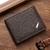 Carteira Bifold Curta em PU Simples para Homens, Carteira Minimalista com Slots para Cartões, Presente para Homens - comprar online