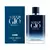 Perfume Giorgio Armani Acqua di Giò Profondo Parfum masculino com frasco azul degradê e embalagem azul escura