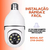 Câmera de Segurança IP Lâmpada Wi-Fi 1080p – Proteção Inteligente e Discreta para Sua Casa na internet