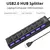 Switch Hub Extensão para Computador, Hub USB para PC, Laptop na internet