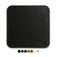 Mousepad Couse Office em Couro Ecológico 20x20cm Personalizado - comprar online