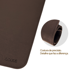 Mousepad Deskpad Couse Office em Couro Ecológico 90x40cm - loja online