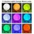 Led night light 8cm lua lâmpada alimentada por bateria com suporte estrelado lâmpada decoração do quarto luzes da noite crianças presente botão célula - Brank