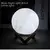 Led night light 8cm lua lâmpada alimentada por bateria com suporte estrelado lâmpada decoração do quarto luzes da noite crianças presente botão célula - comprar online