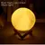 Led night light 8cm lua lâmpada alimentada por bateria com suporte estrelado lâmpada decoração do quarto luzes da noite crianças presente botão célula - Brank